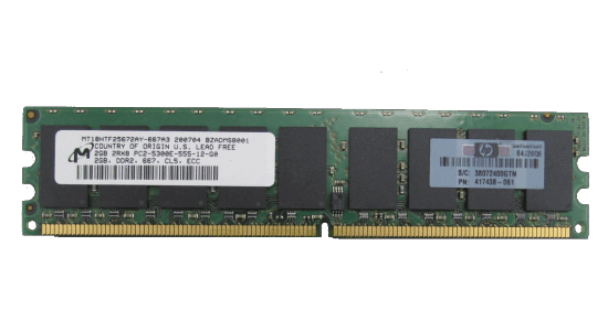 433935-001 - HP 2GB, 667MHz, PC2-5300, ECC, UDIMM