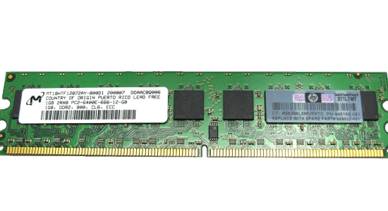 459932-001 - HP 1GB, 800MHz, PC2-6400, ECC, UDIMM