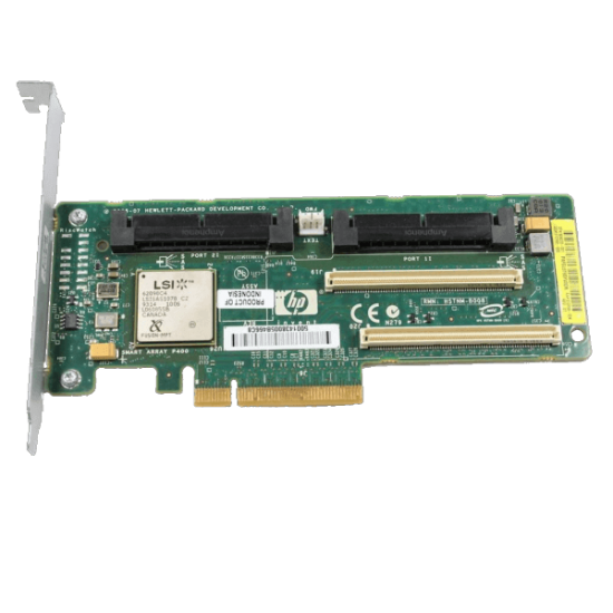 504023-001 - HP Smart Array P400 PCIe x8 SAS controller board - back